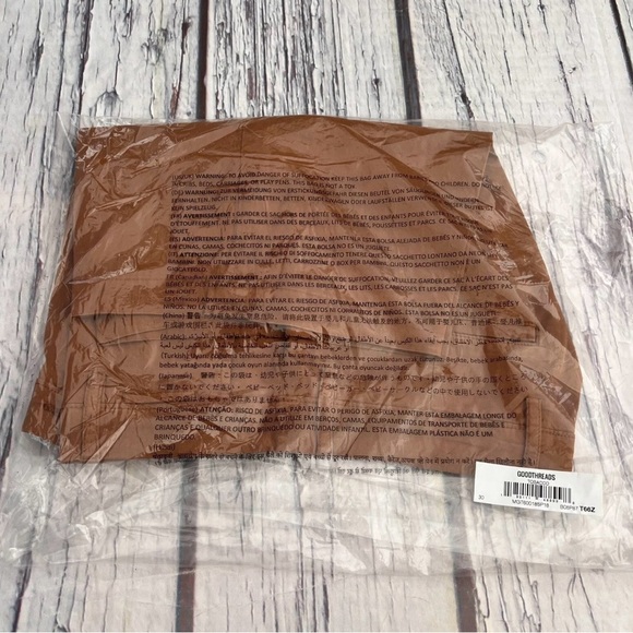 Goodthreads Men’s Slim-fit Flat-front Comfort Stretch Chino Brow short Sz 30W - Picture 11 of 12